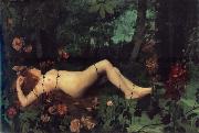 William Stott of Oldham The Nymph Spain oil painting artist